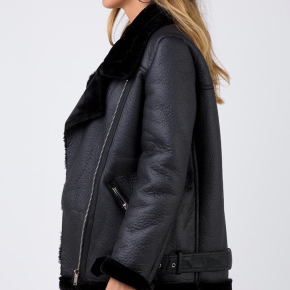 Princess Polly Faux Leather Jacket - Picture 2 of 4